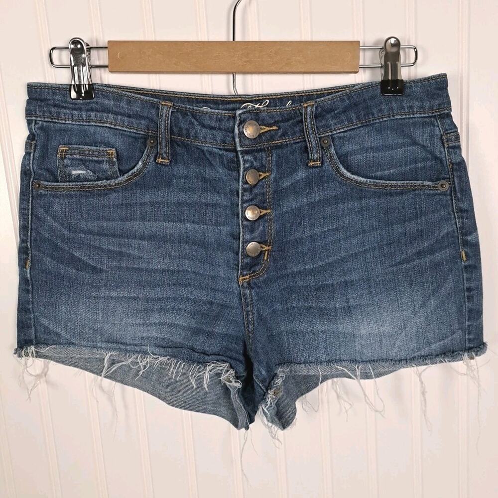 Universal Thread Denim Jean Shorts Womens 8/29 Blue High Rise Shortie Stretch